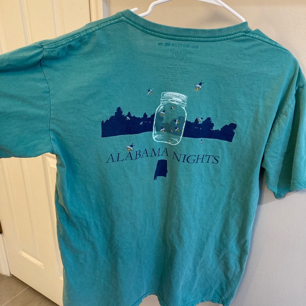 Royce Brand Alabama nights v neck size large teal